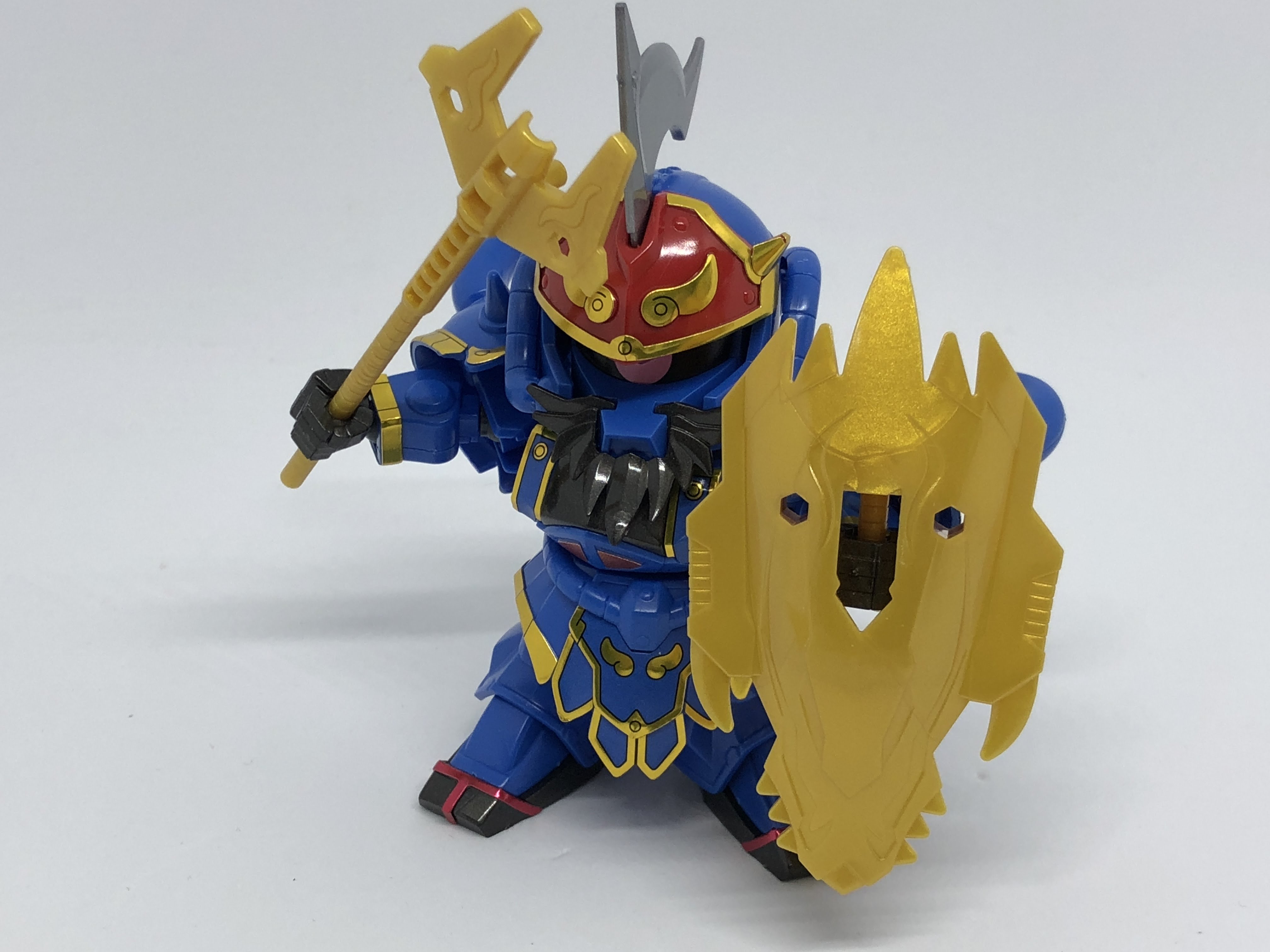 ガンプラレビュー】BB戦士411黄蓋グフ&合体武装6種(乙)の素組みレビュー |