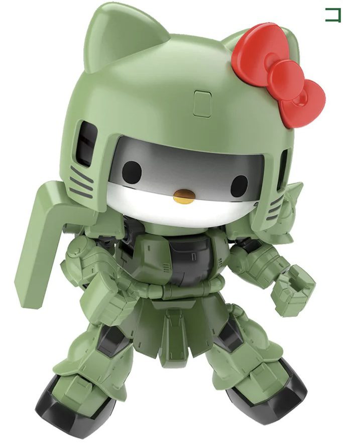 【未開封未使用】ハローキティ ZAKU II &ガンダム 2個set The ultimate WAKAI form! Special runners!) Hello Kitty / RX