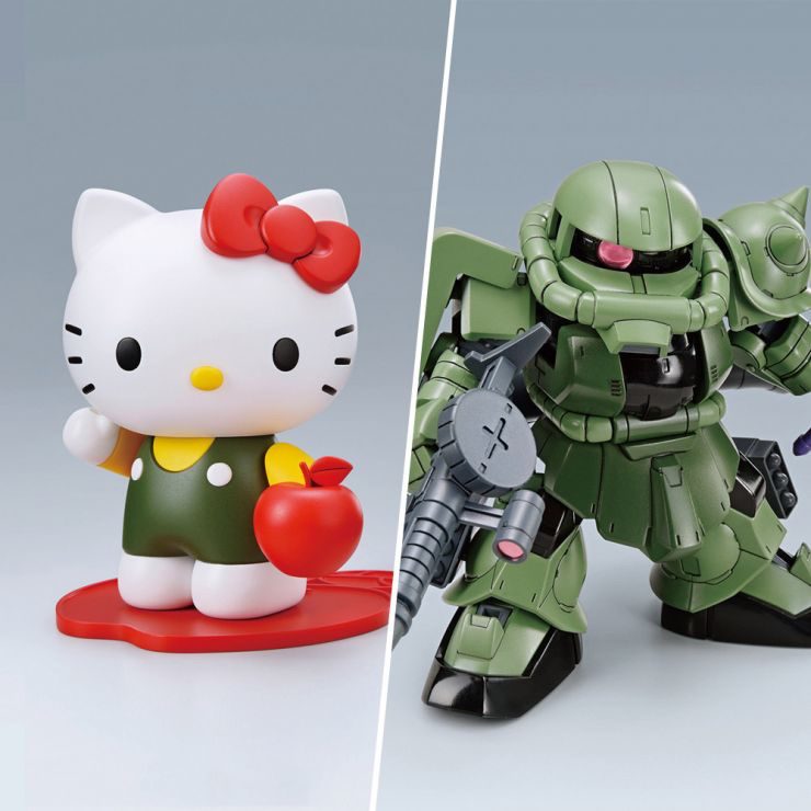 Hello Kitty/ZAKU II (SD EX-Standard) - GUNDAM HOUSE