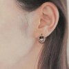 Rosé Flare モルガナイトピアス