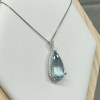 Lucent Drop アクアマリンネックレス