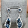 Sway Drop アクアマリンピアス