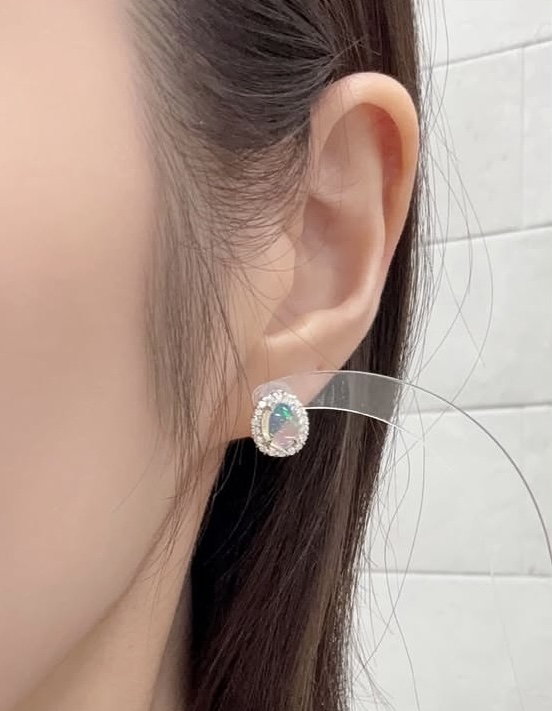 Luz Mist オパールピアス