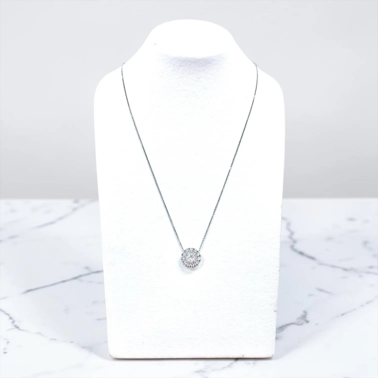 サークル ダイヤモンドネックレス 0.5ct