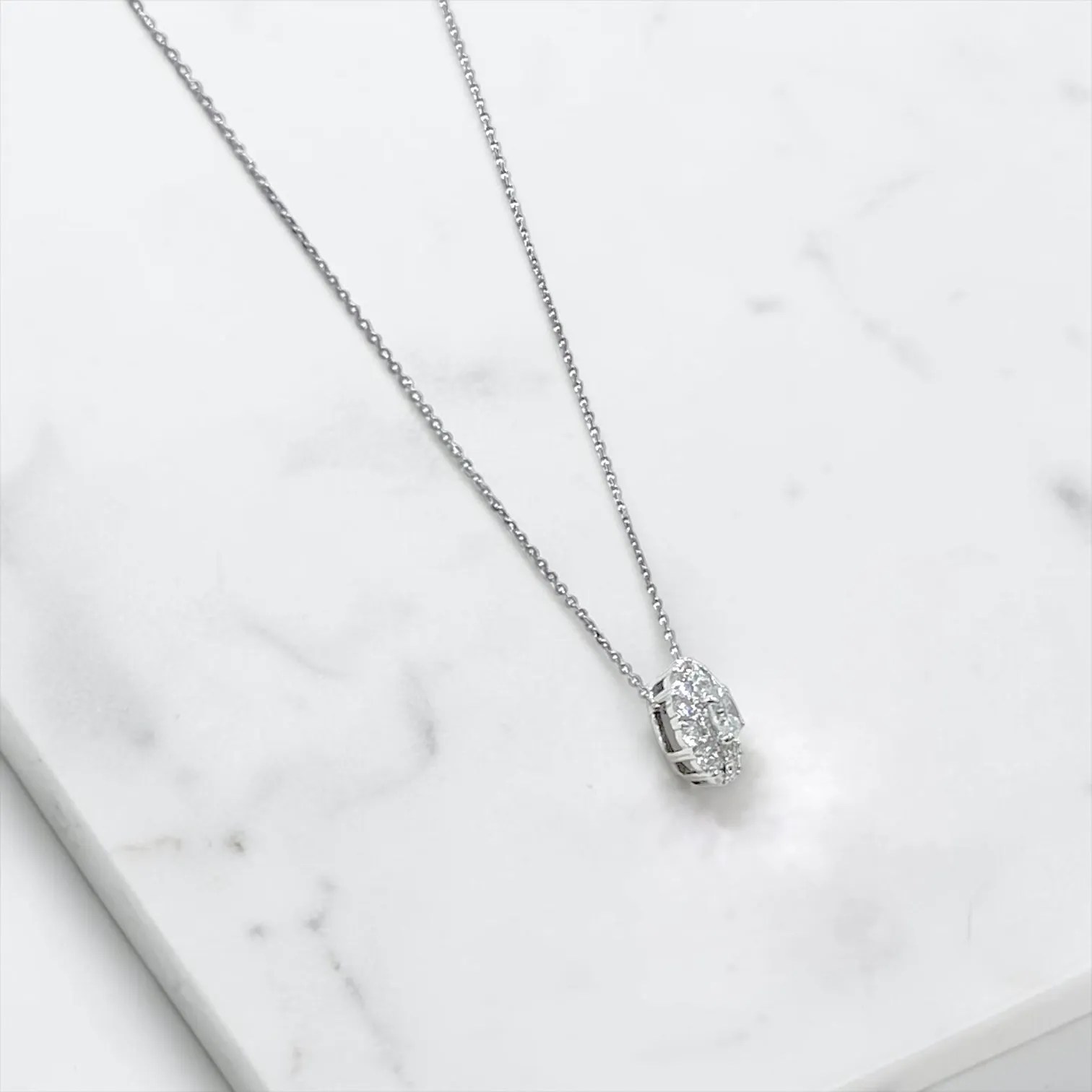 サークル ダイヤモンドネックレス 0.5ct