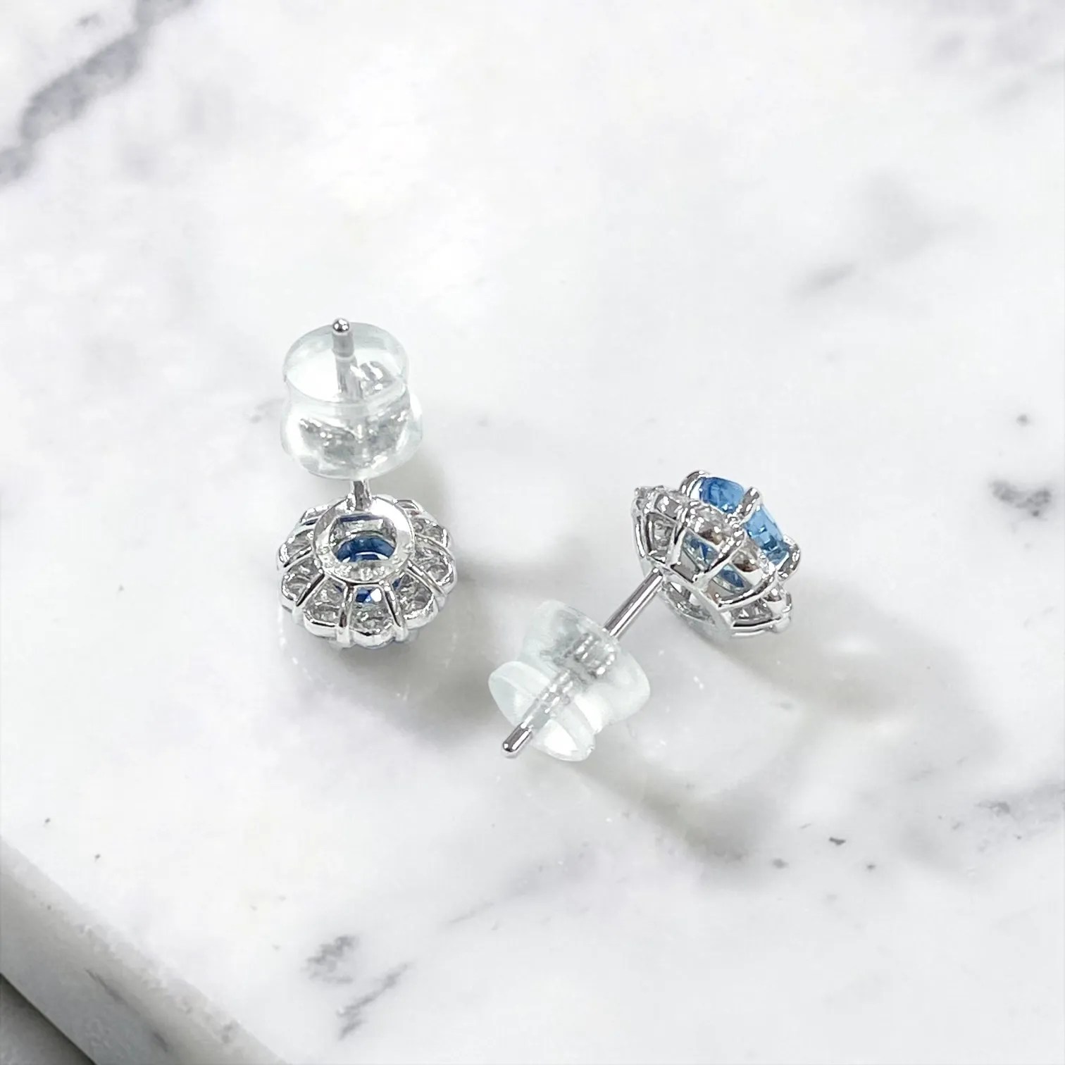 Blue Dew アクアマリンピアス