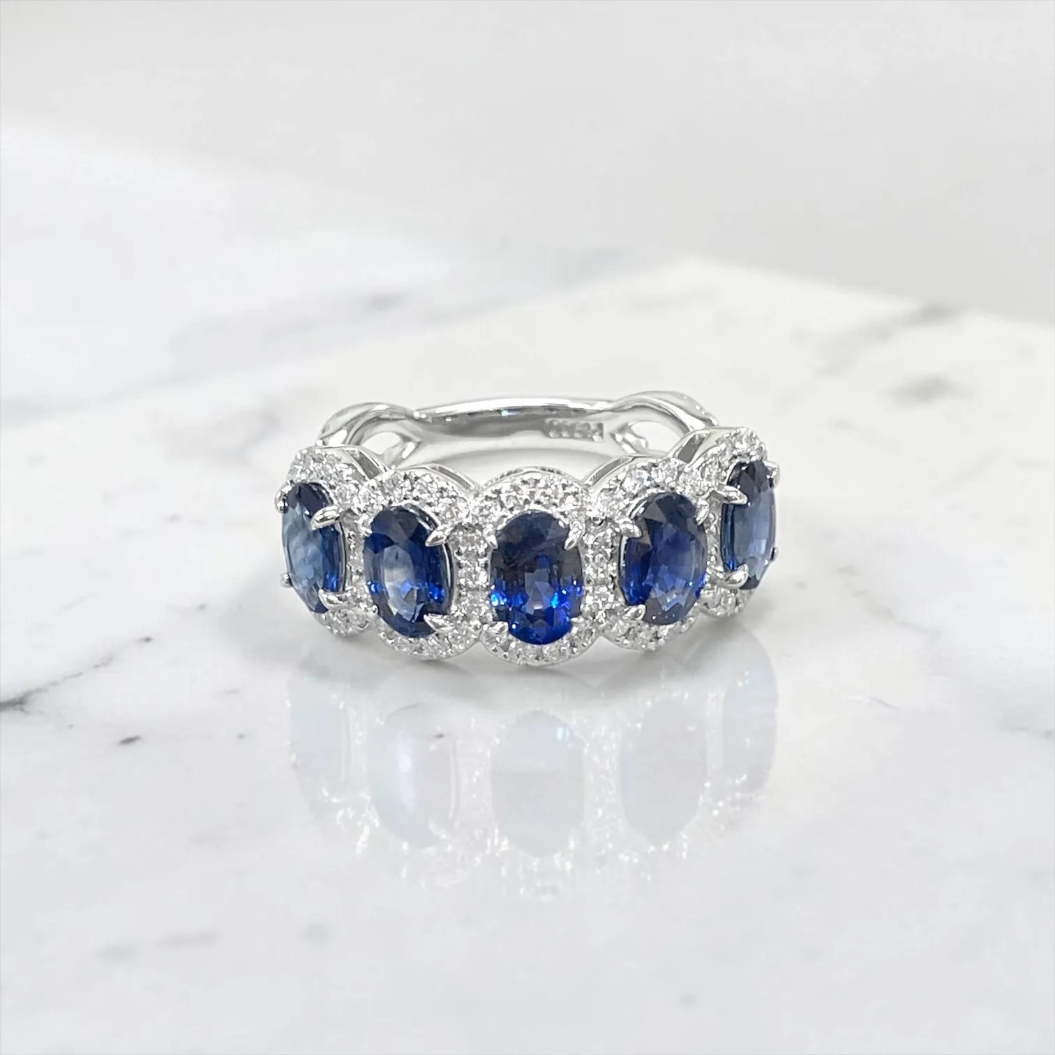 Blue Flow Sapphireリング