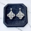 Flower cross ダイヤモンドピアス