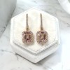 モルガナイト フープピアス