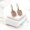 モルガナイト フープピアス