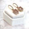 モルガナイト フープピアス
