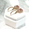 モルガナイト フープピアス