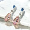 アクアマリン モルガナイト ピアス
