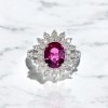 Bloomingルベライト ダイヤモンド リング