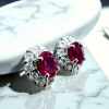 rubyのピアス3 Bloomingピアス ルビーpu