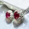 rubyのピアス3 Bloomingピアス ルビーpu
