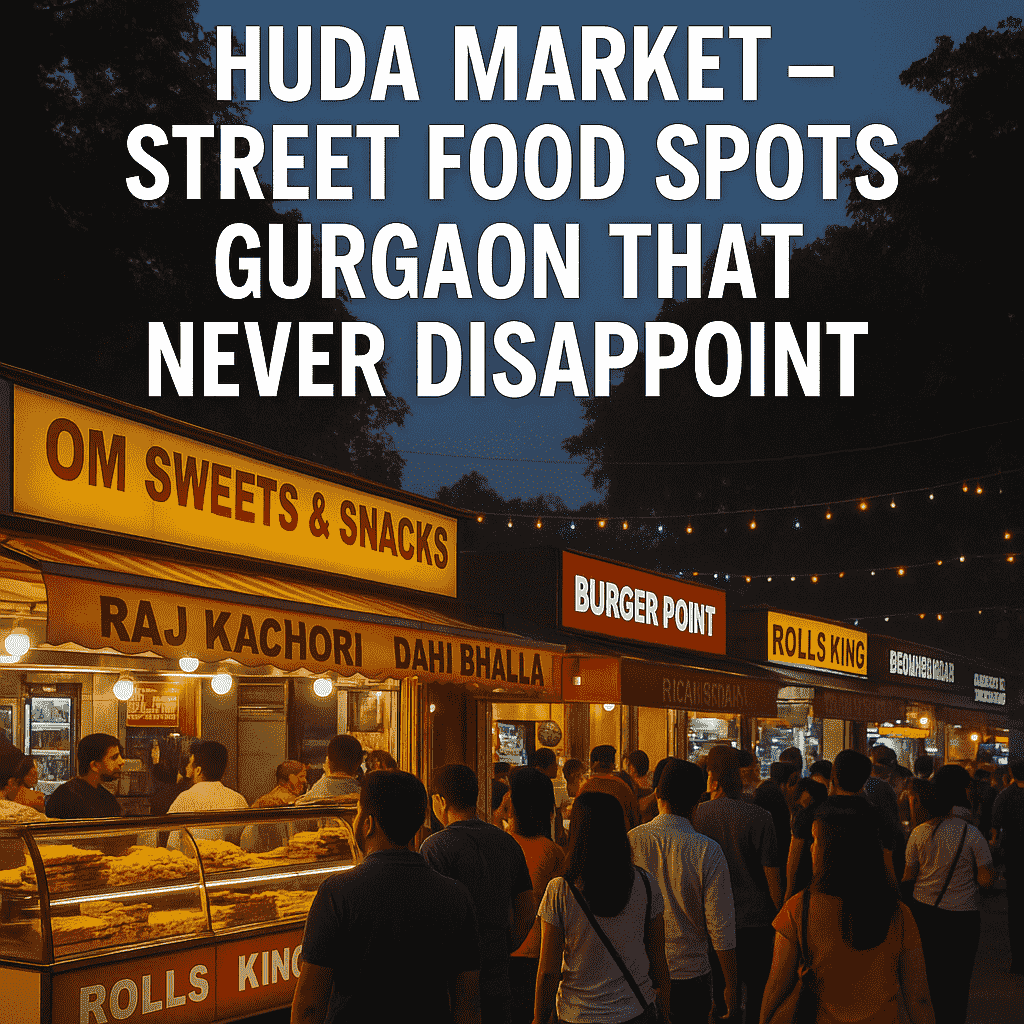 Top 3 Street Food Spots Gurgaon To Try Now Huda Matket 