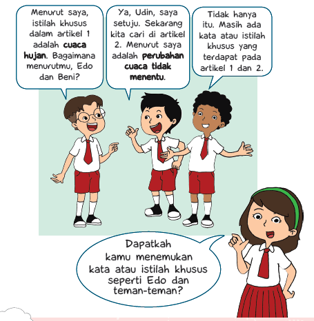 Kata Atau Istilah Khusus Tentang Perubahan Cuaca Tema 5 Kelas 3 Berikut Kompetensi Dasar Materi Pembelajaran dan Kegiatan Pembelajaran Kelas III Tema 5 Perubahan Cuaca.