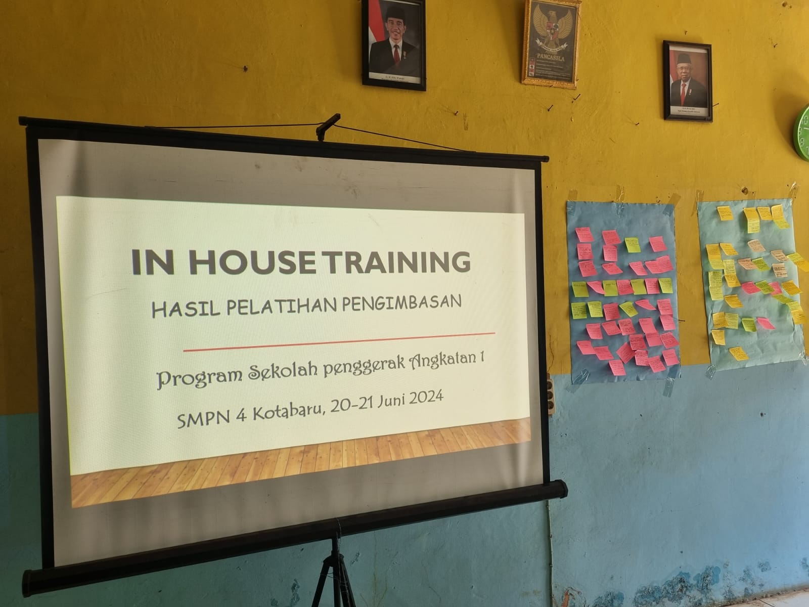 SMPN 4 KOTABARU LAKSANAKAN   IHT  HASIL DIKLAT PENGIMBASAN PROGRAM SEKOLAH PENGGERAK ANGKATAN 1 (PSP1)