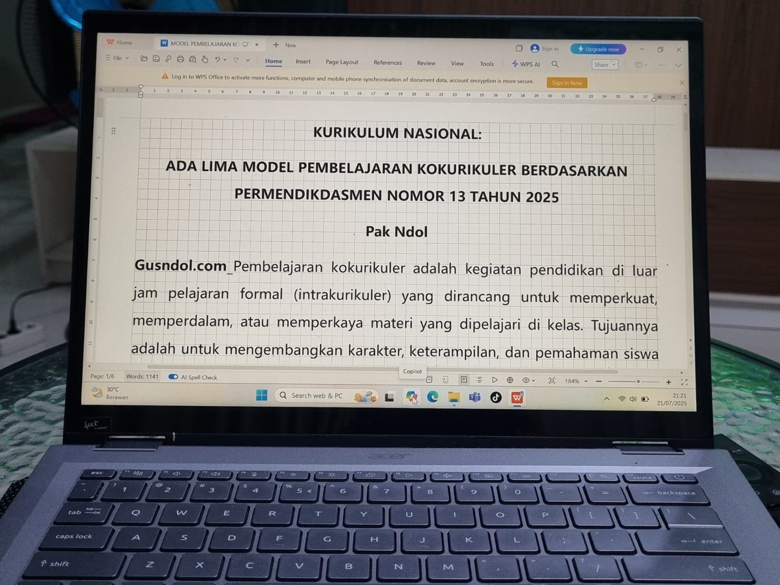 KURIKULUM NASIONAL: ADA LIMA MODEL PEMBELAJARAN KOKURIKULER BERDASARKAN PERMENDIKDASMEN NOMOR 13 TAHUN 2025