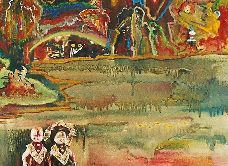(Detail of) The labour of resting on Sunday (1998)