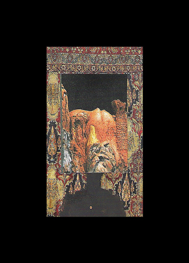 “Doctor of Psychedelia” (2011). Oil on paper. 7 x 4 cm.