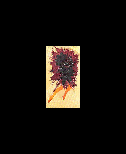 “La Religieuse” (2011). Oil on paper. 5,5 x 4 cm.