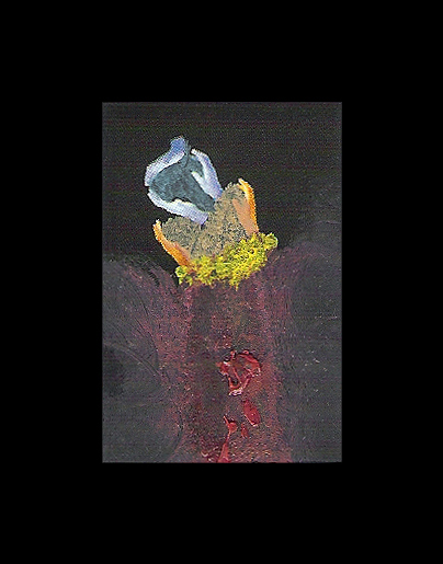 “Please, dance” (2011). Oil on paper. 4,2 x 2,3 cm.