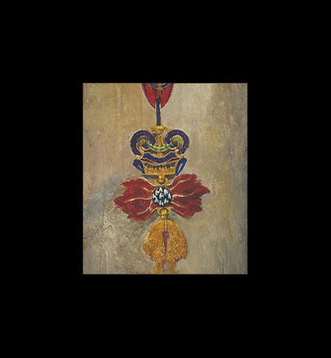 “Fetichista” ("Fetishist", 2012). Acrylic on paper. 5,5 x 4,8 cm.