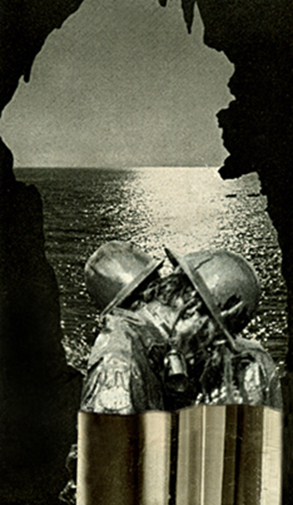 The Cannibal Kiss of the Proletarians (1999/2000) · collage, ink, pencil and oil pastel
