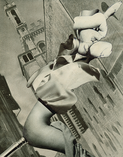 Mi amante borracha camino a su casa (My Lover, Drunk, on the Way to Her Home, 1999/2000) · collage, ink, pencil and oil pastel