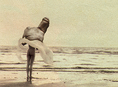 To the Sea (1999/2000) · collage, ink, pencil and oil pastel