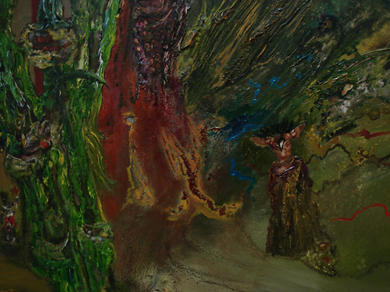 Detail of “Study for an Autobiography” (2009)