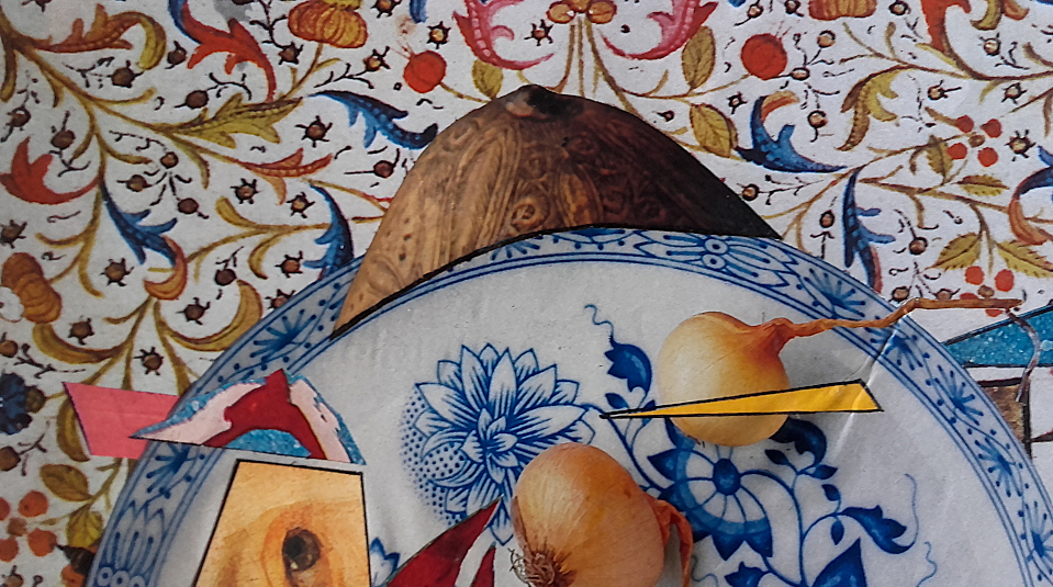 Detail of “El mesías de las cebollas” / “Messiah of the Onions” (2021).