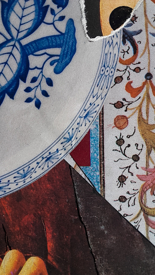 Detail of “El mesías de las cebollas” / “Messiah of the Onions” (2021).