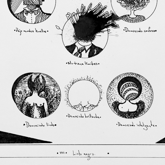 (Detail of) Lista negra