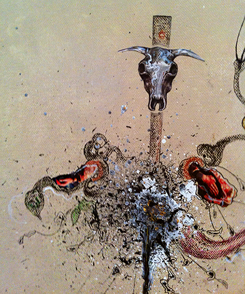 "Cannibal Holocaust" (detail, 2013).
