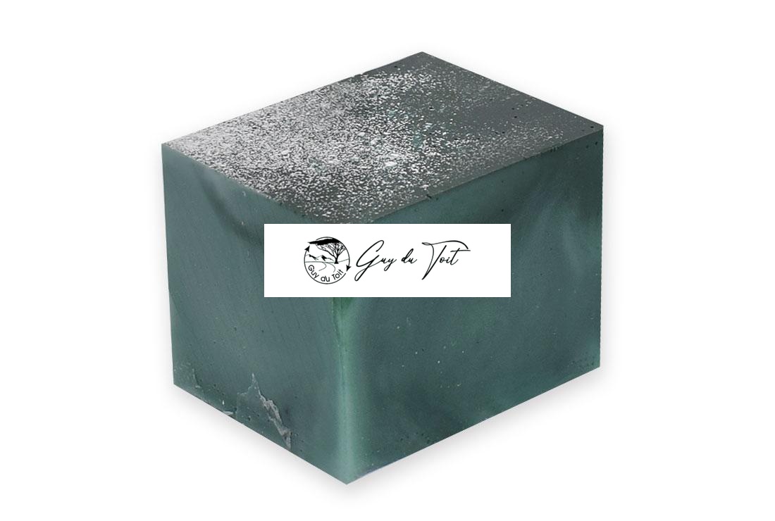 Handcrafted Green And White Resin Pine Cone Bottle Stopper Blank