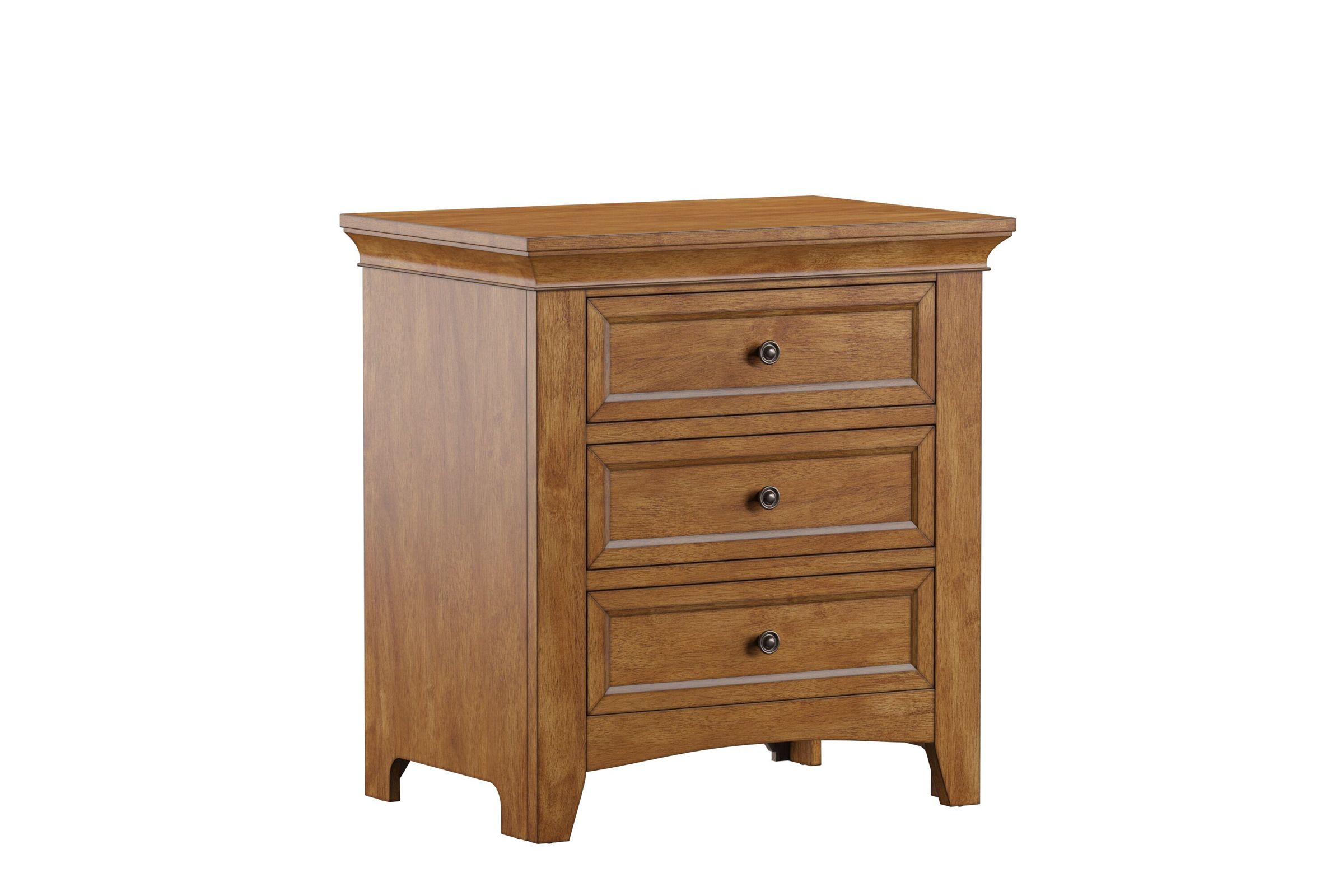 Home/chests, fusion collection/fusion ebonized oak nightstand with drawers. oak finish 3 drawer nightstand