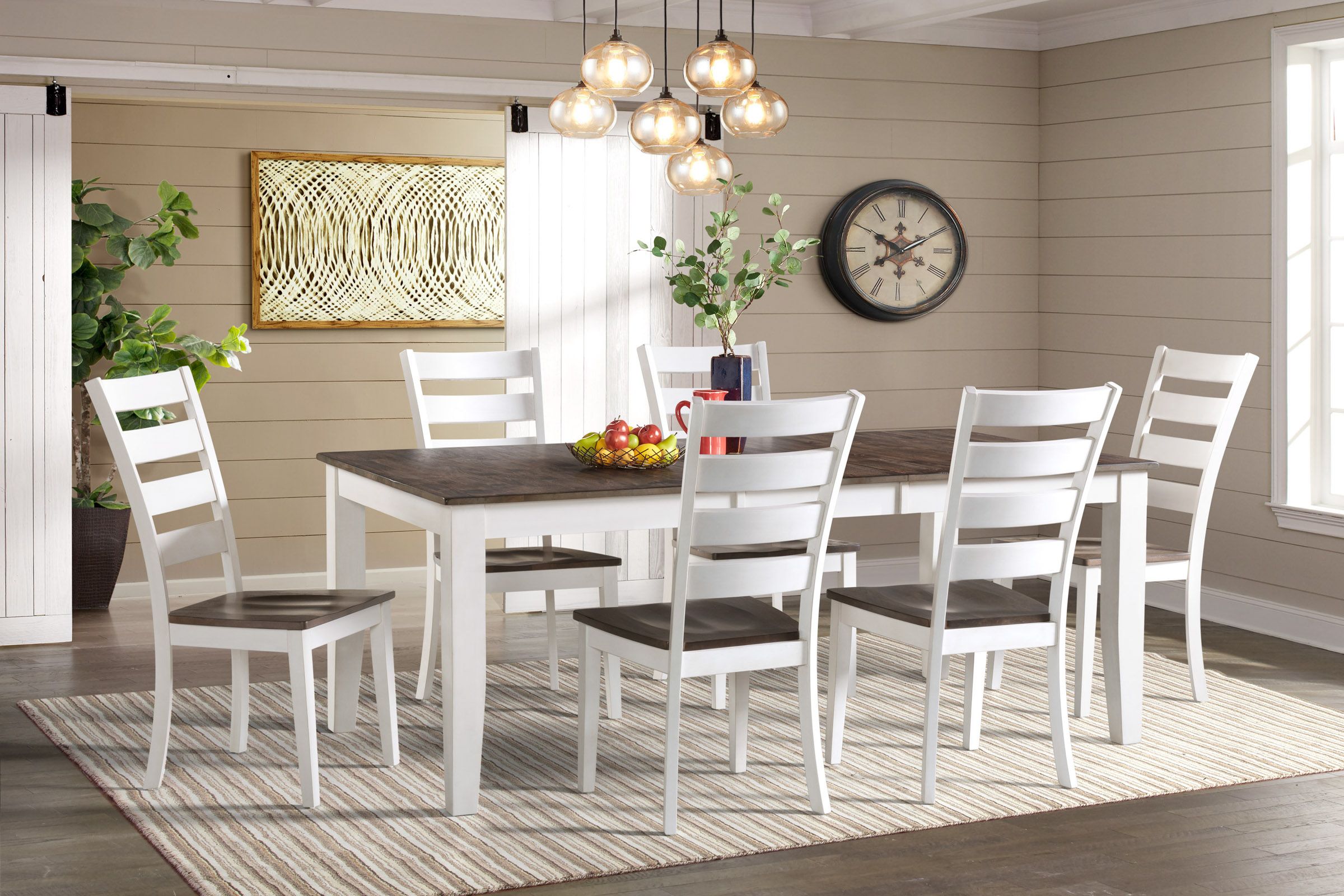Kodi Solid Wood Dining Table 6 Side Chairs At Gardner White