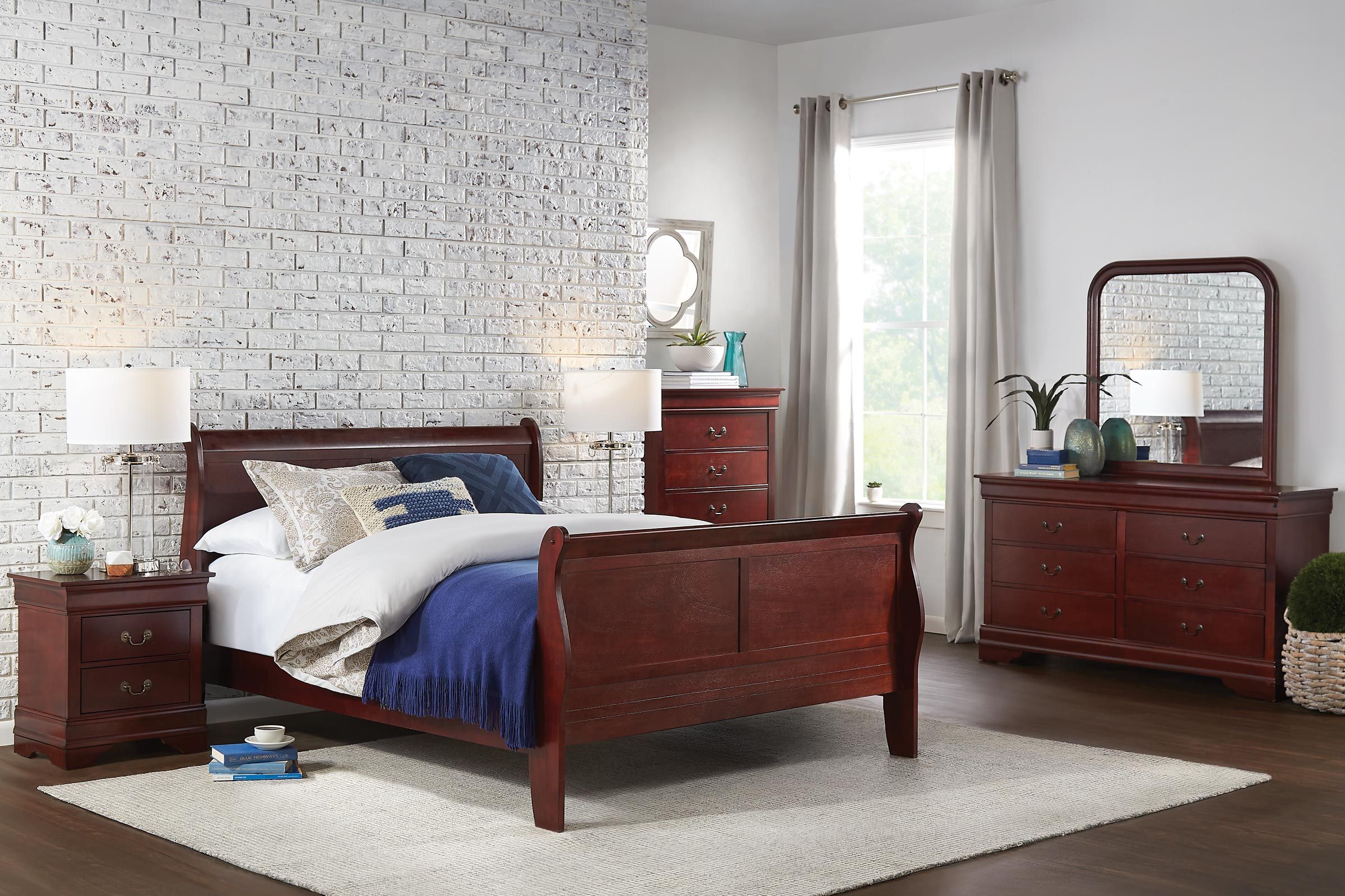 Gardner white sale people at the telegraph rd. louis 5 piece queen bedroom set