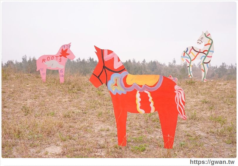[金門景點●金城] 金門古崗自然村 -- 古岡彩繪馬 | 青山排戰鬥教練場文化地景創作