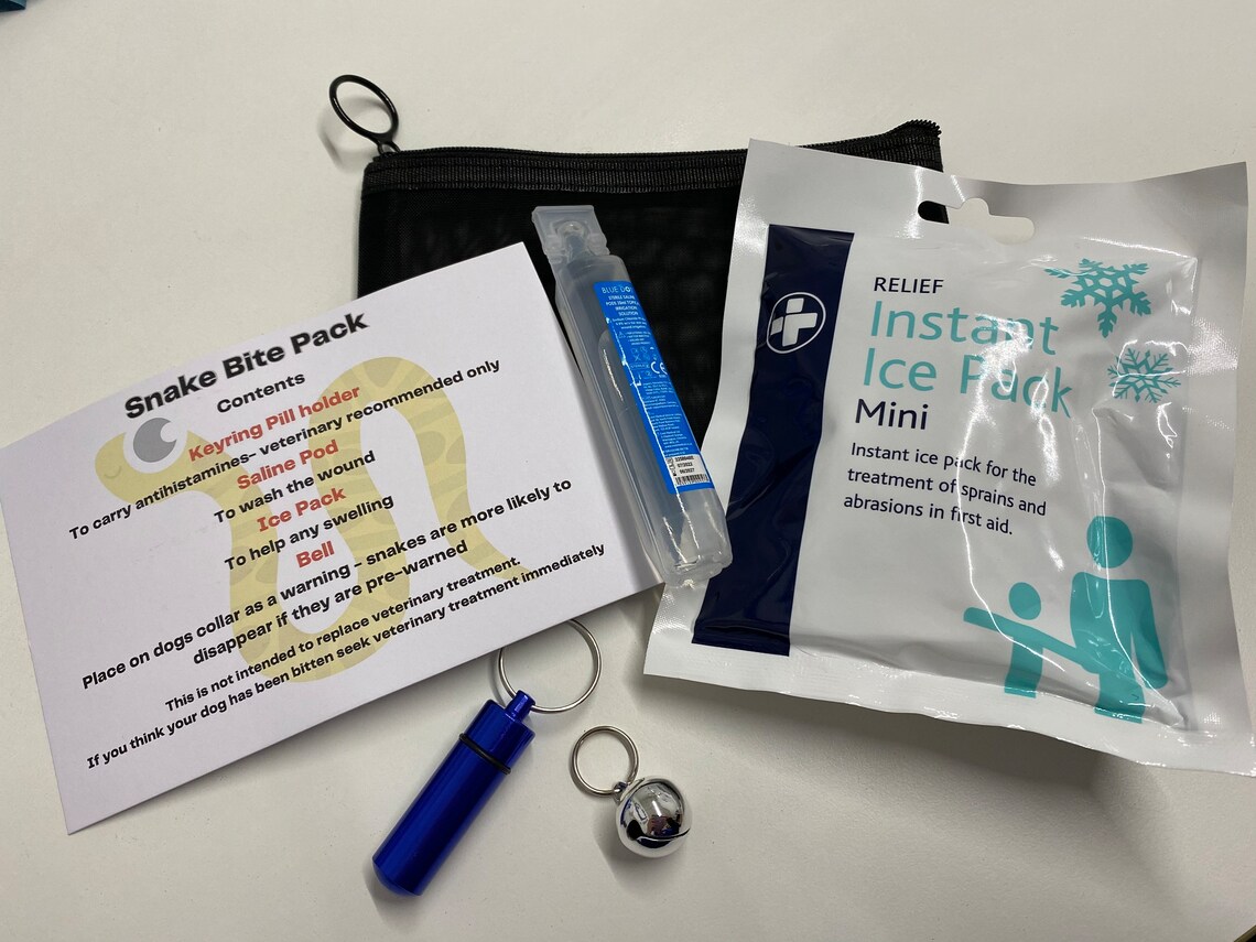 contents of a snake bite kit for dogs
