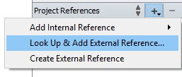 External references menu