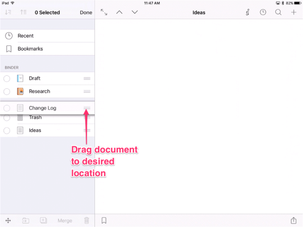 moving documents
