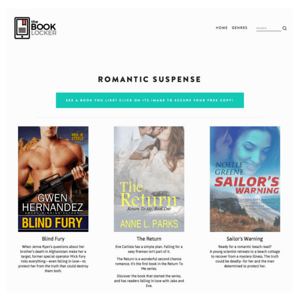 Book Locker RS page