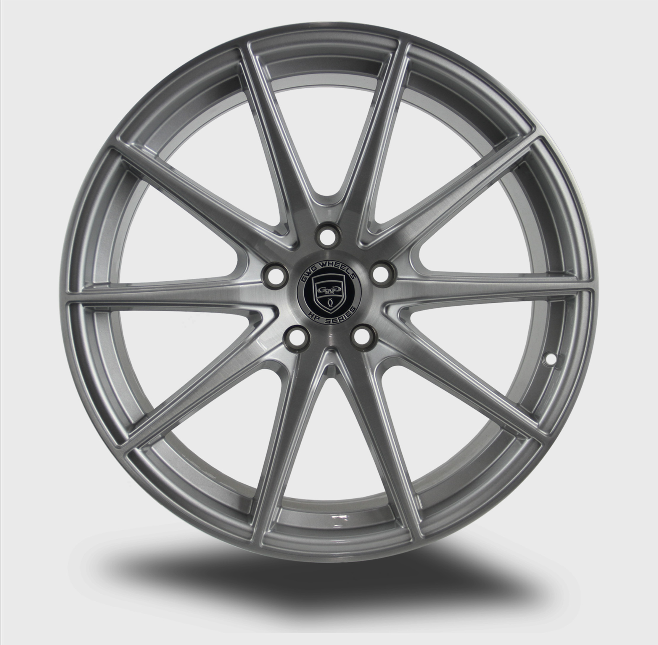 HP3 20×9 / 20×10.5 Silver Brush Face Rims – GWG Wheels