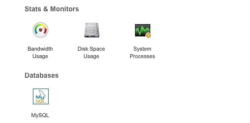 control panel