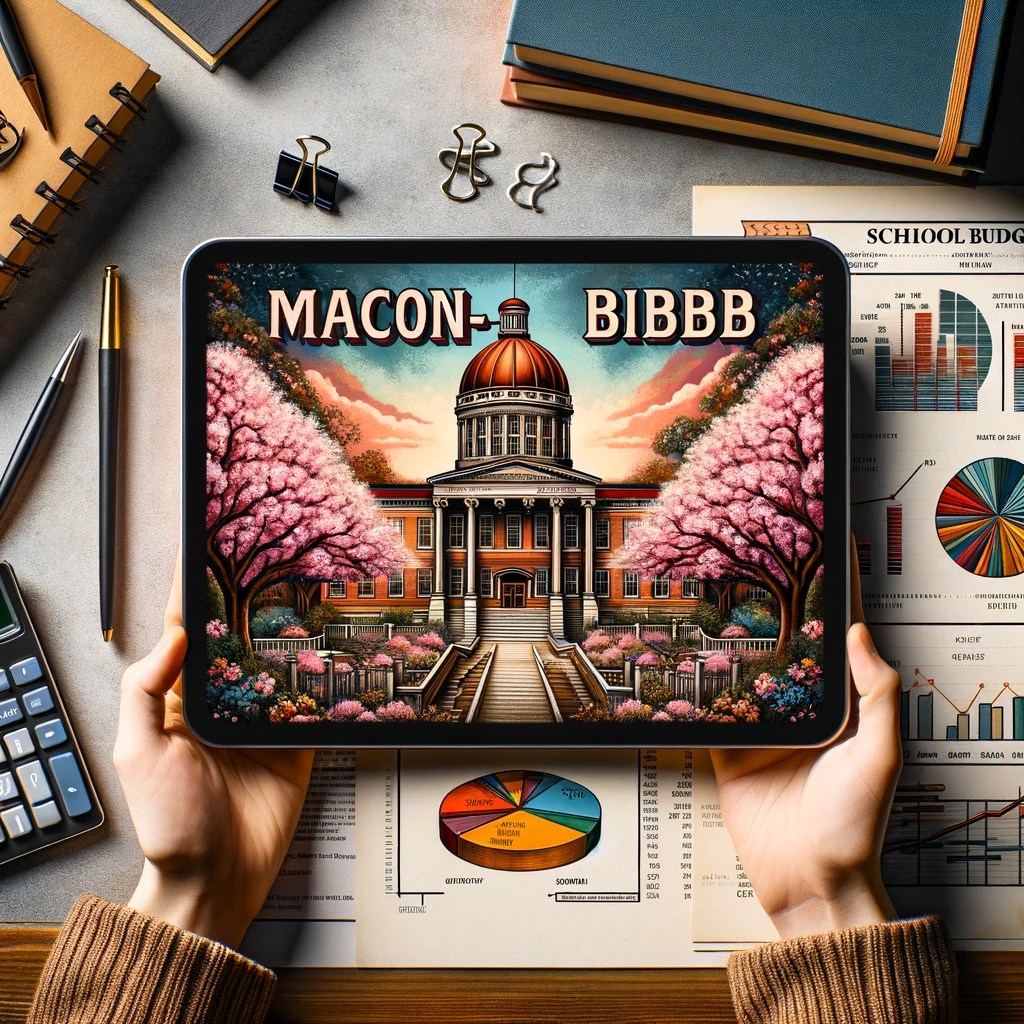 Macon-Bibb education budget graphic for this watchdog analysis of Bibb County school district spending and salaries