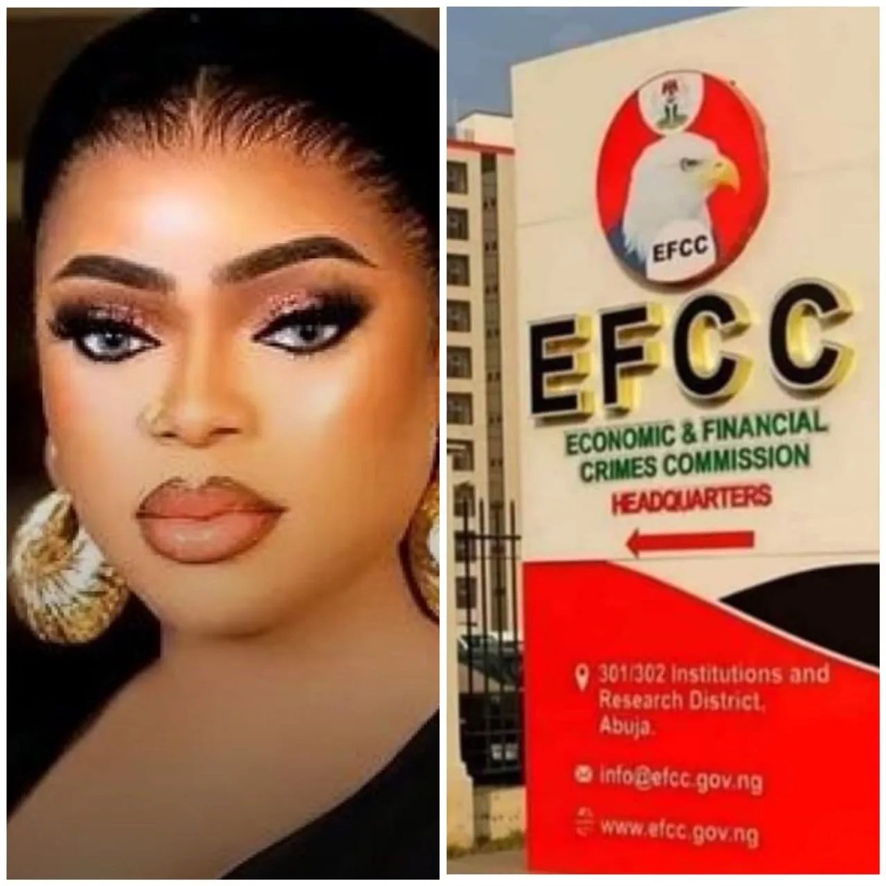 EFCC Drops Money Laundering Charges Against Bobrisky